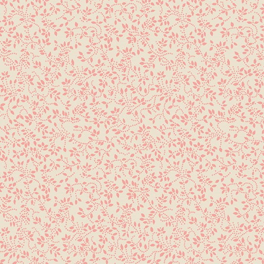 Tricoline Raminhos Composê Rosa