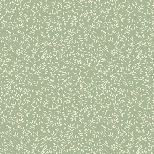 Tricoline Raminhos Composê Verde