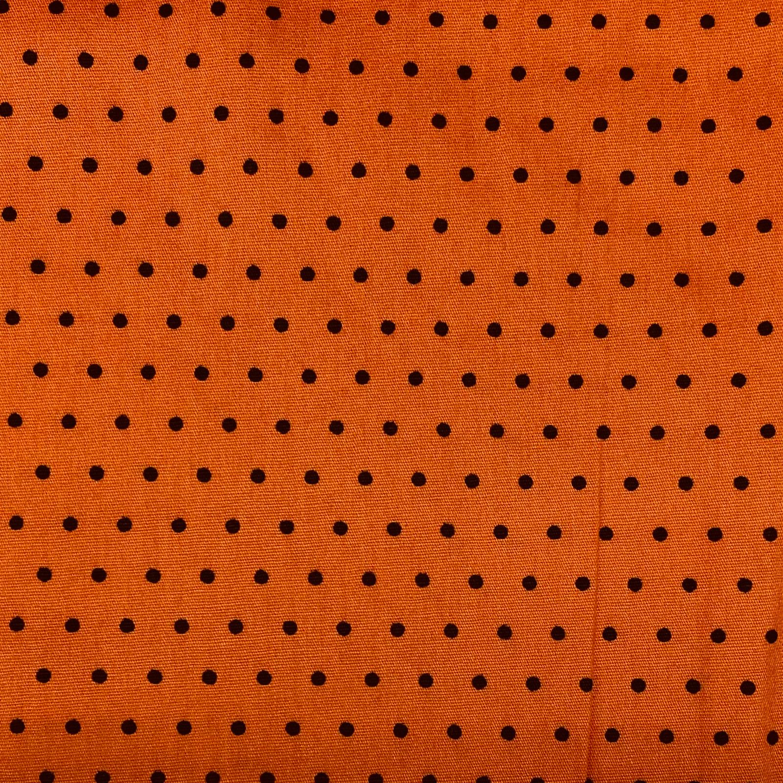 Tricoline Micro Poa Laranja com Preto LIQUIDA  