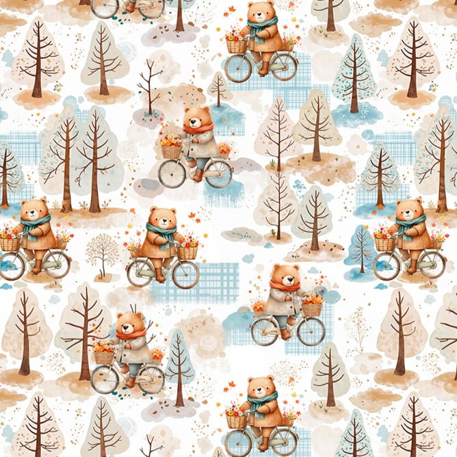 Tricoline Ursos de Bicicleta 