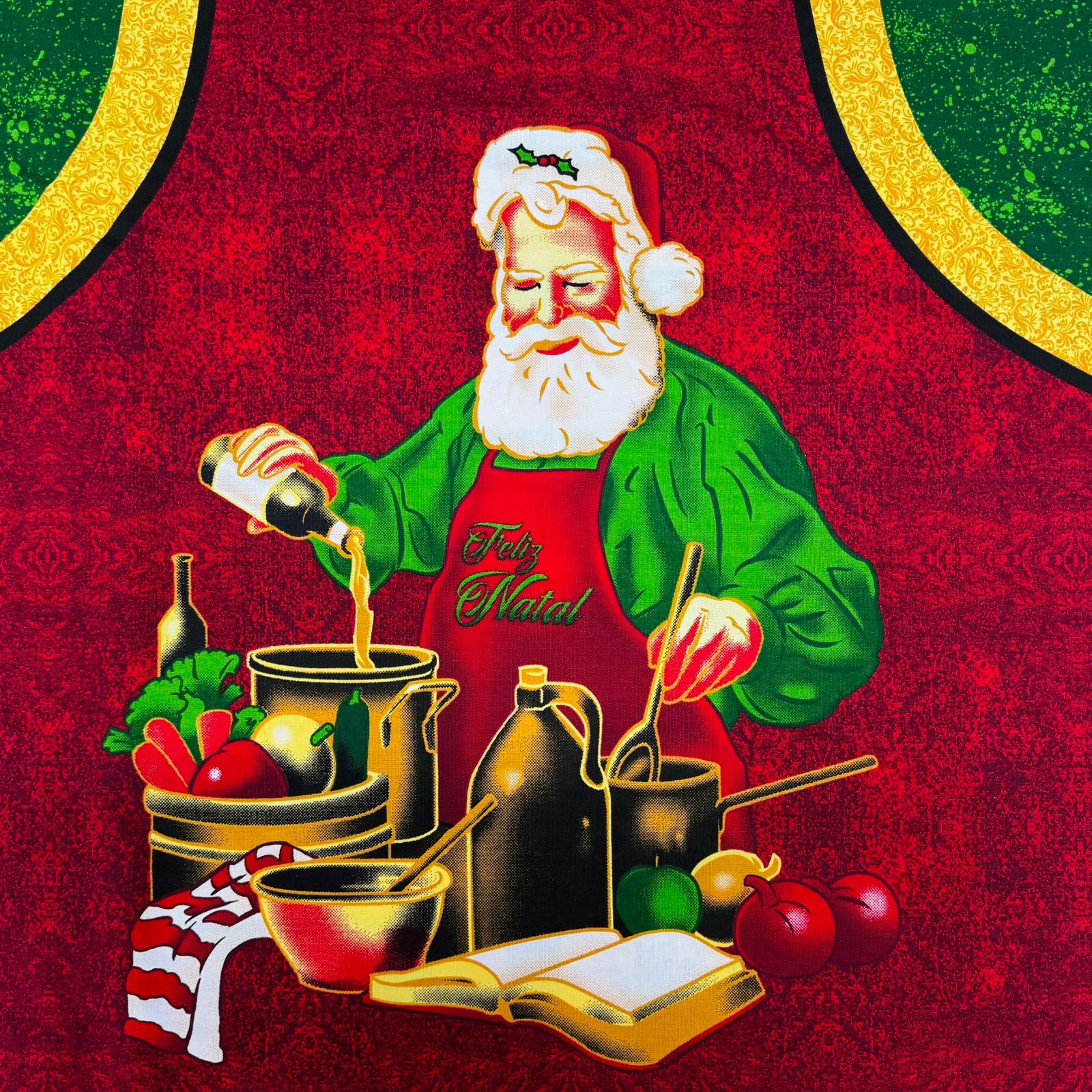 Tricoline Avental de Natal