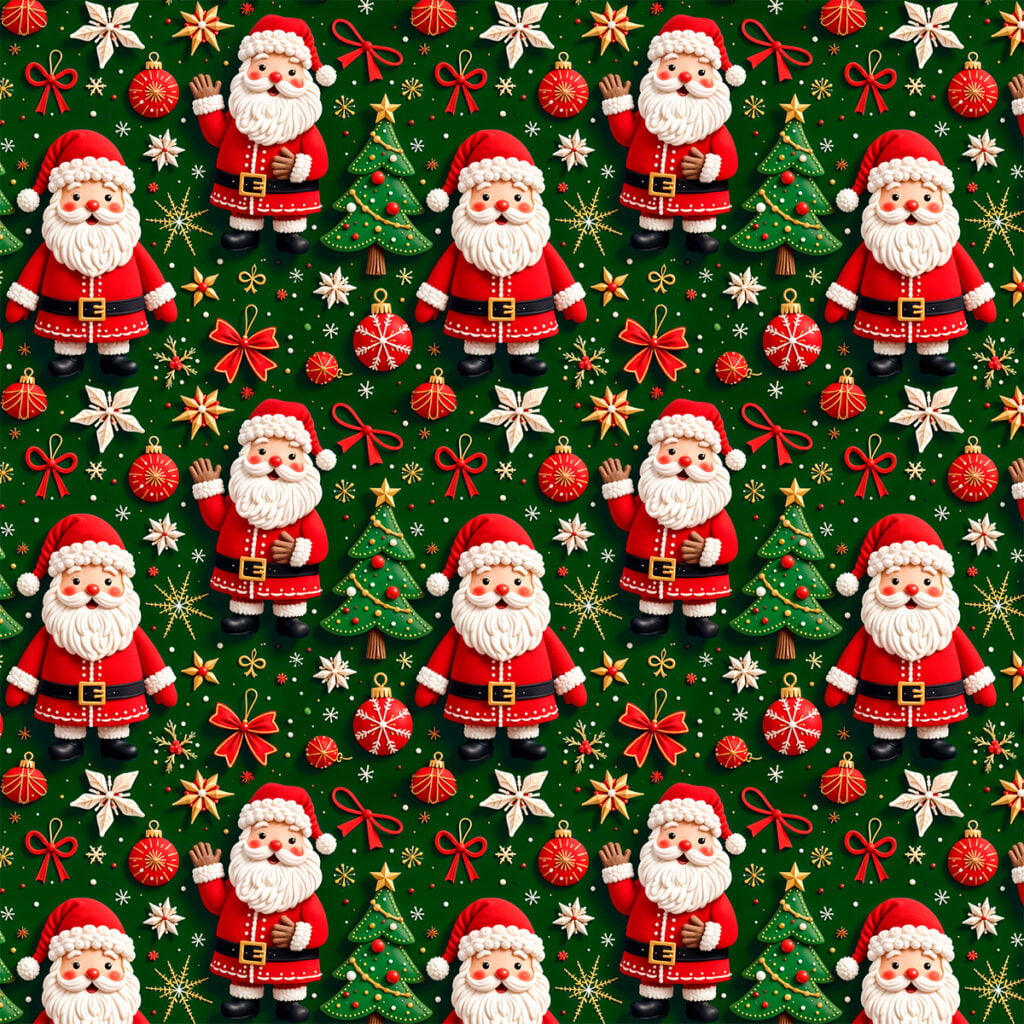 Tricoline Digital Terra do Papai Noel 
