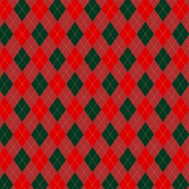 Tricoline Losango Natalino 