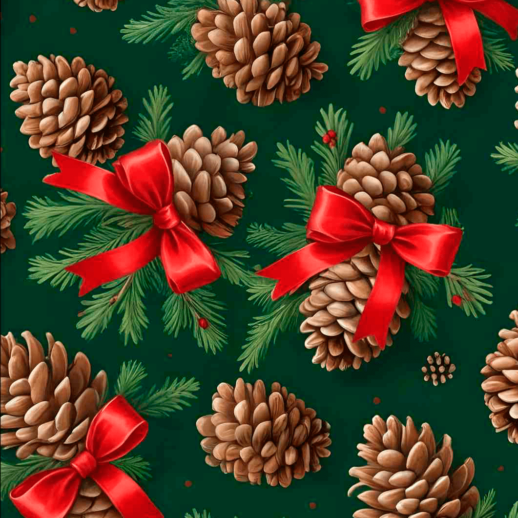 Tricoline Natal Pinhas Festivas 