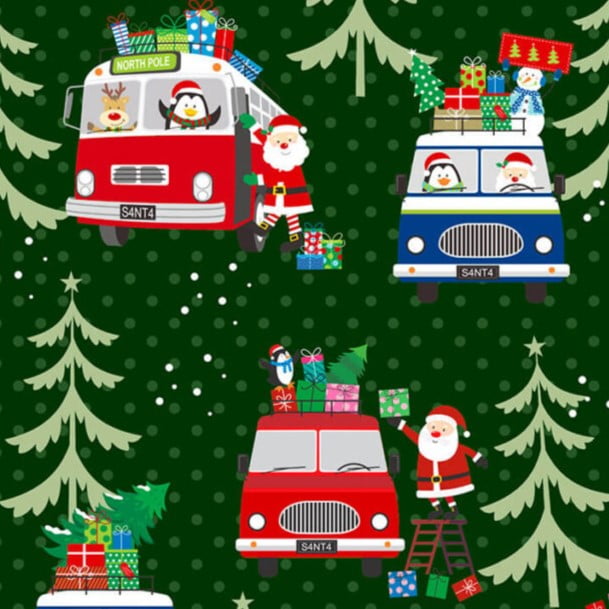 Tricoline Papai Noel na Estrada