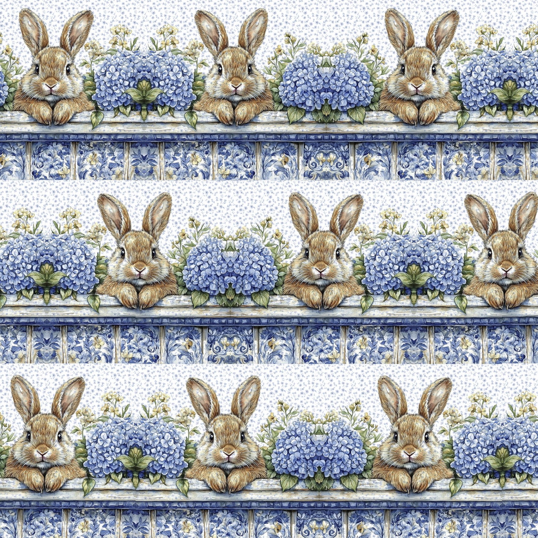 Tricoline Coelhinhos Lindinhos