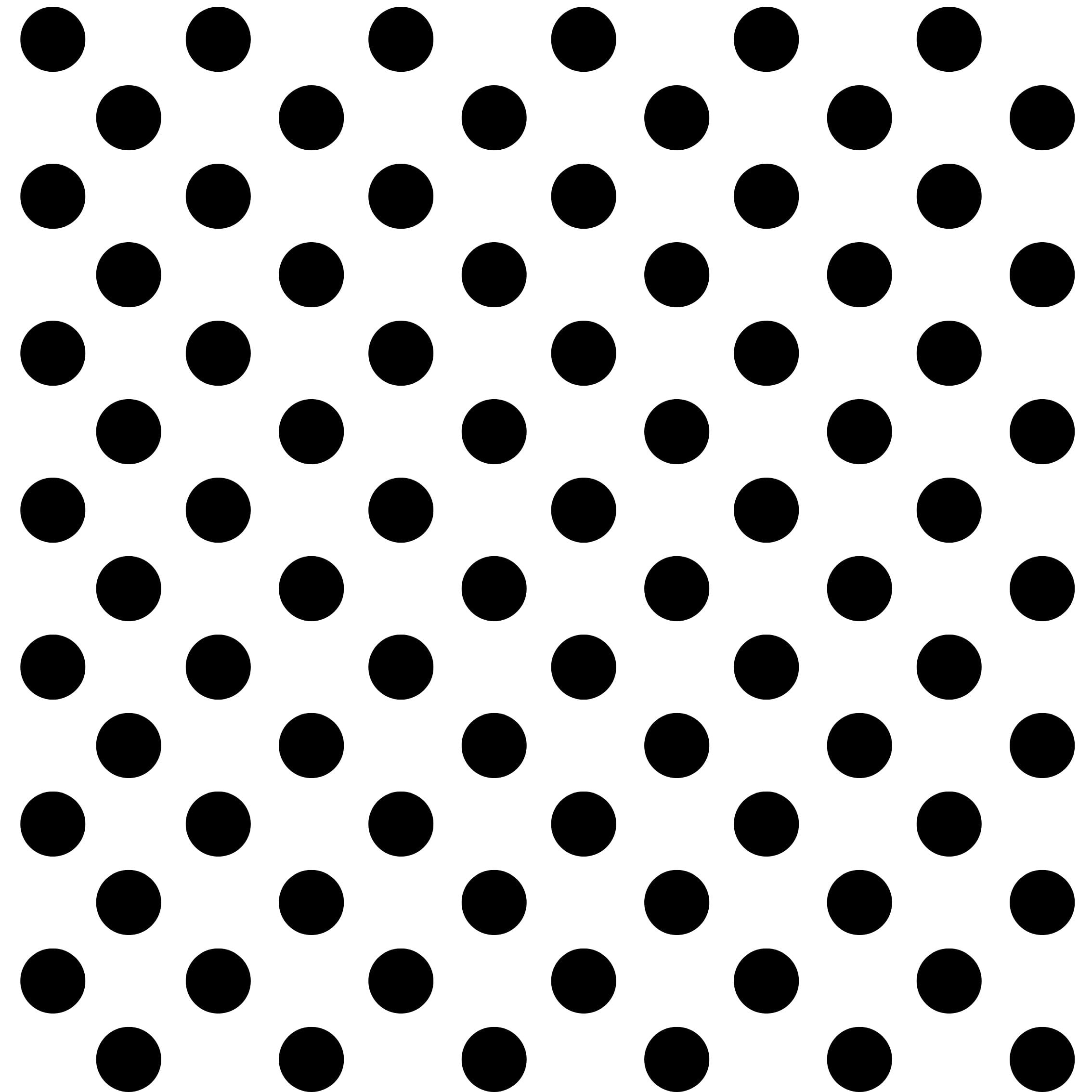 Tricoline Poa Grande Branco e Preto 