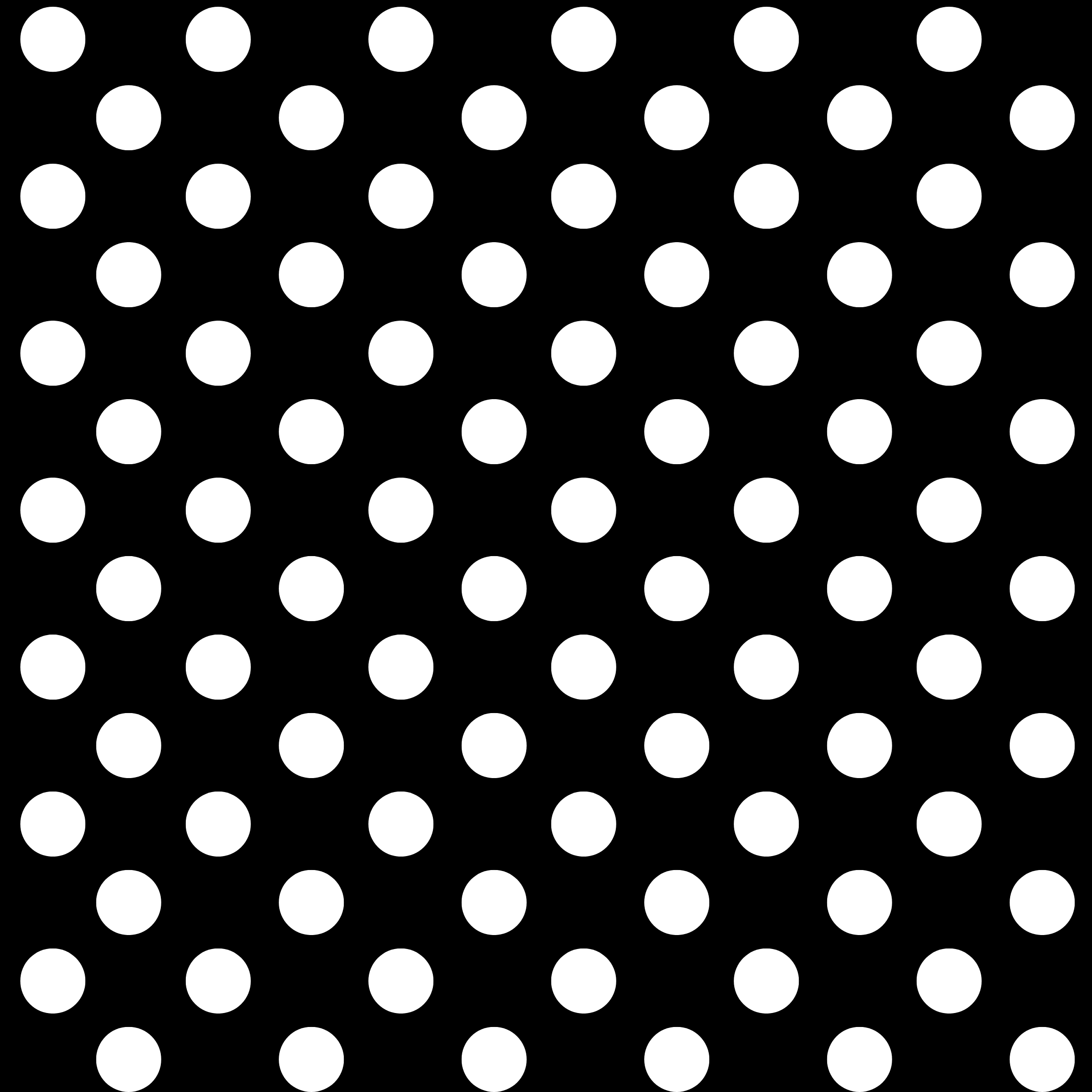 Tricoline Poa Grande Preto com Branco