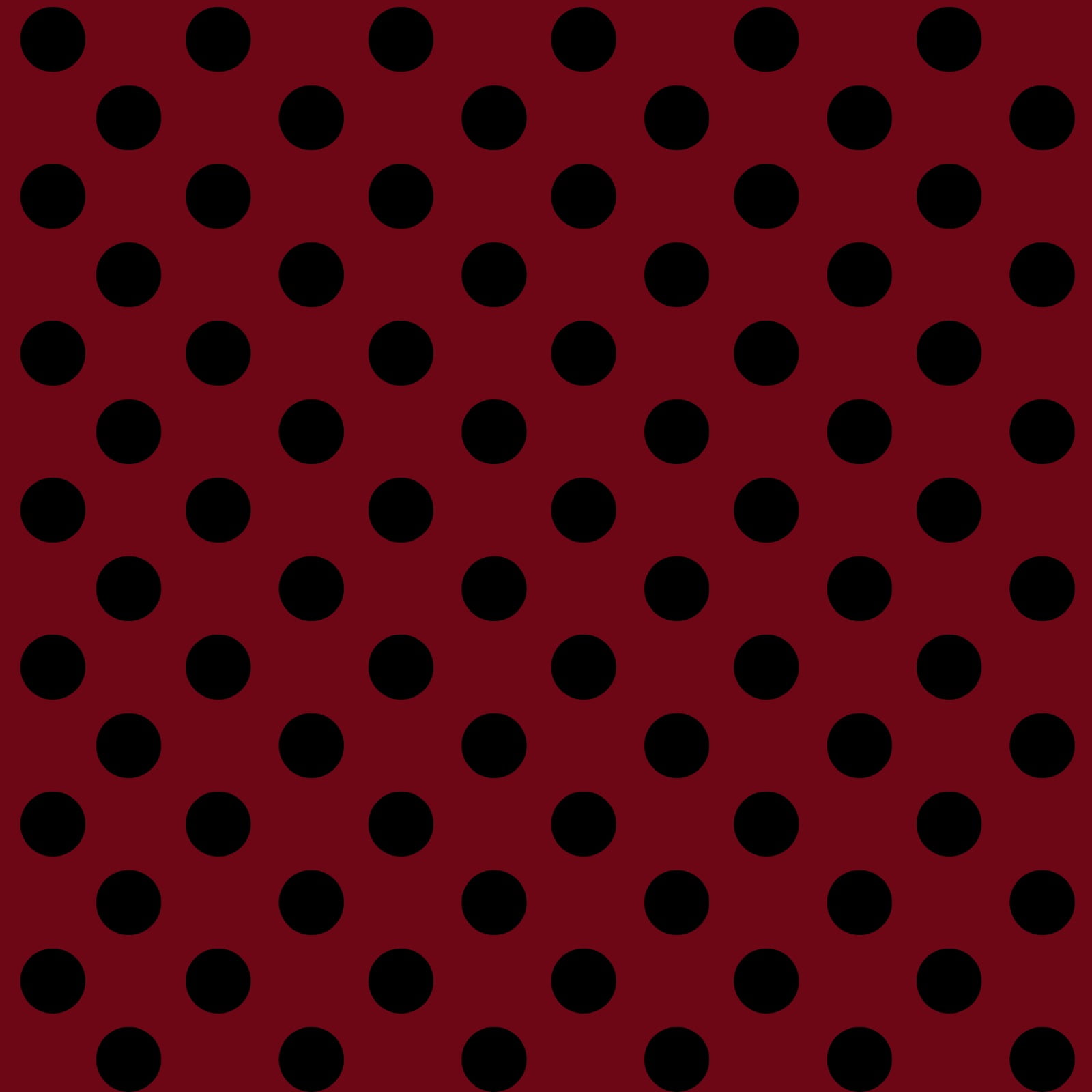 Tricoline Poa Grande Vermelho e Preto