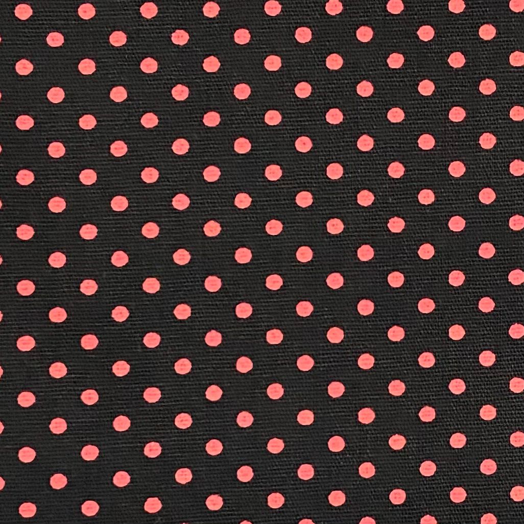 Tricoline Poa Pequeno Preto e Vermelho LIQUIDA