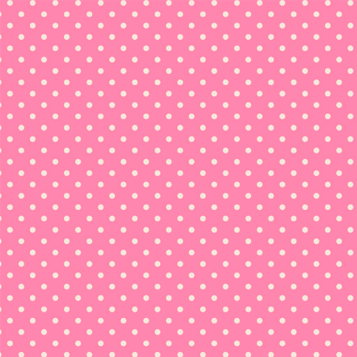 Tricoline Poa Pequeno Rosa com Bege 
