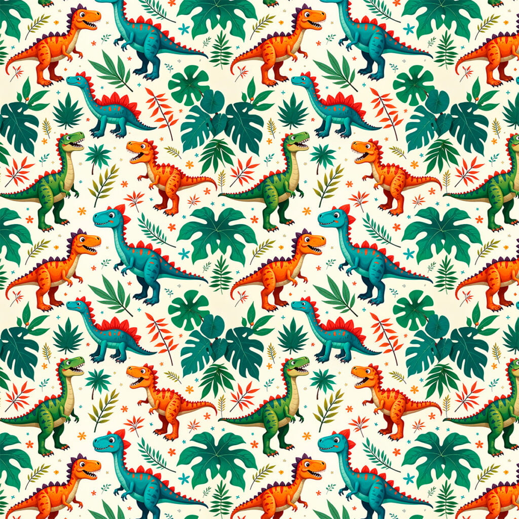 Tricoline Digital Dino Aventura Tropical