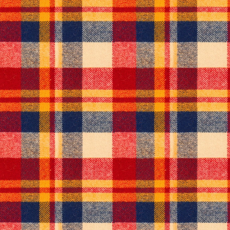 Tricoline Xadrez Simples Outono 