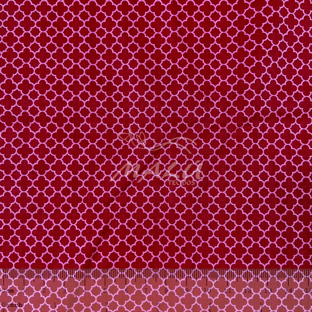 Tricoline Ornamento Rosa Magenta
