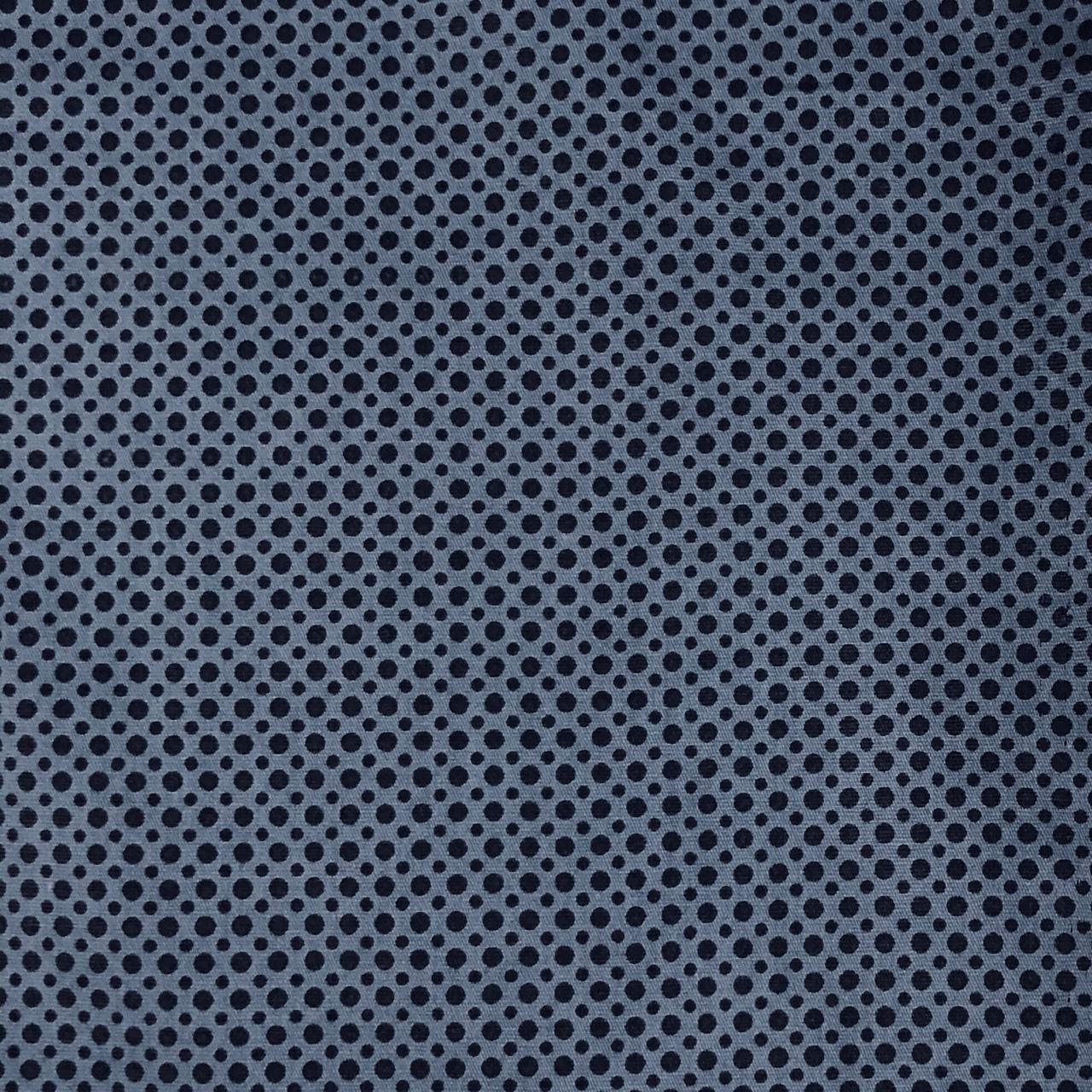Tricoline Textura Bolinha Azul 