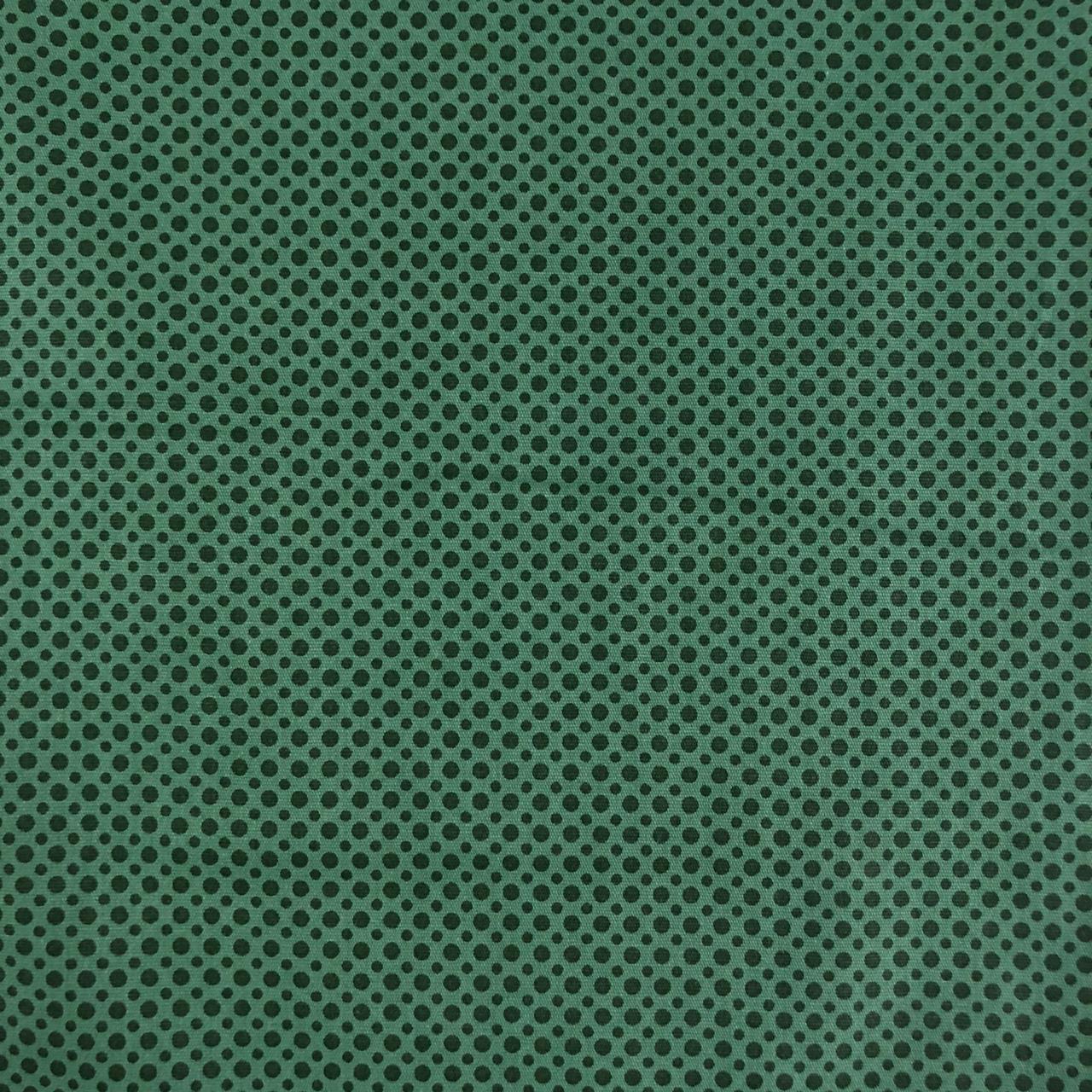 Tricoline Textura Bolinha Verde