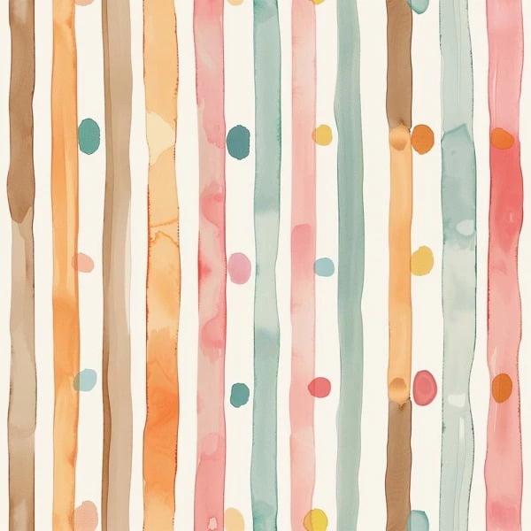 Tricoline Digital Listrado Colorido