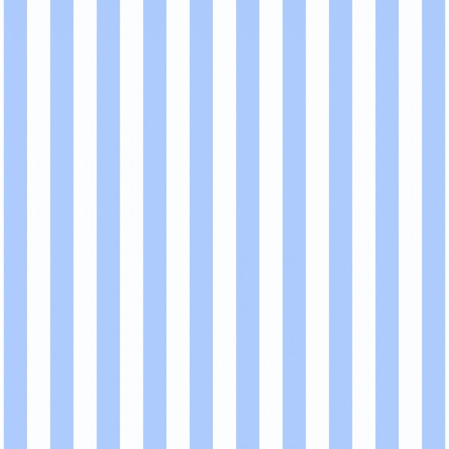 Tricoline Listrado Grosso Azul Bebê FM