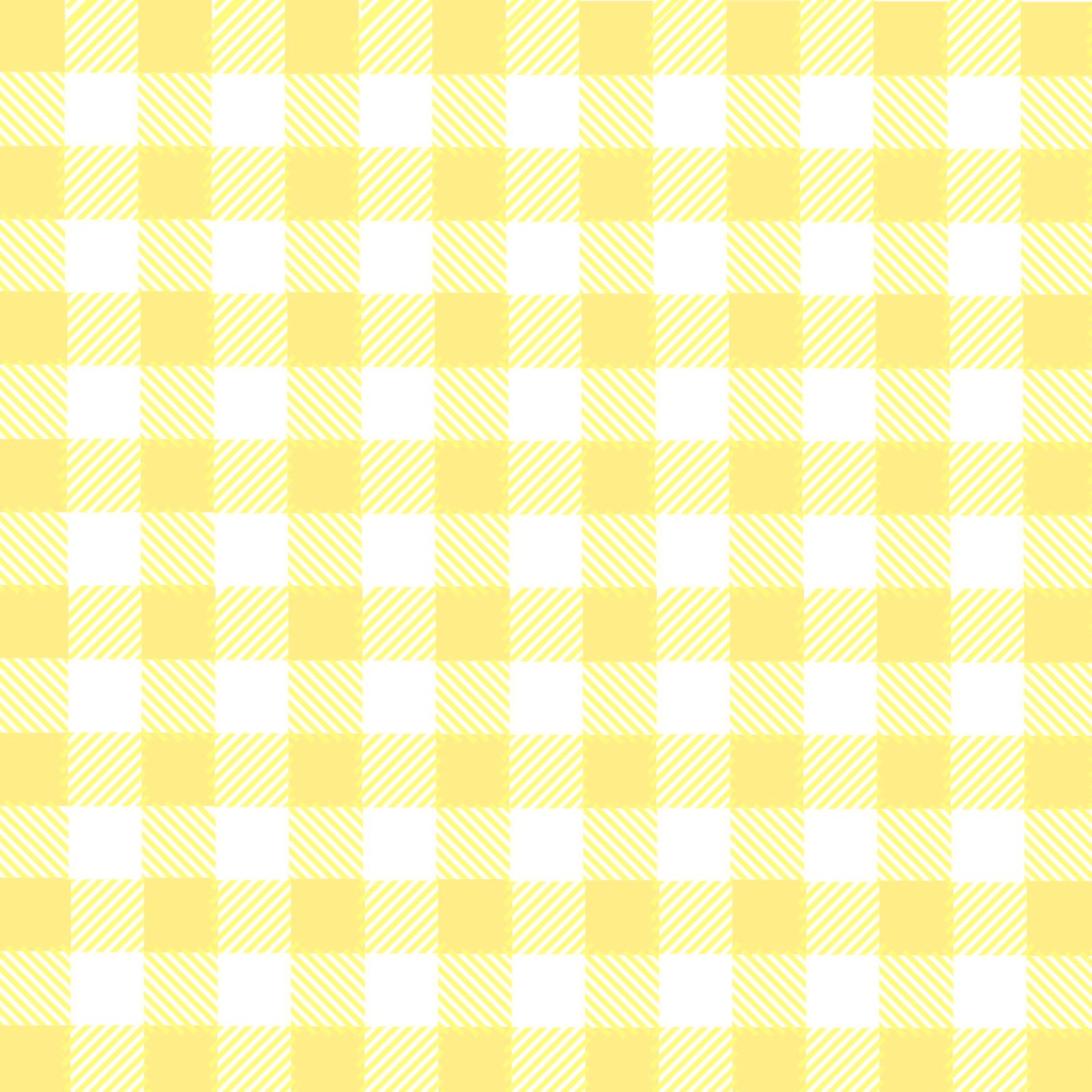 Tricoline Xadrez Pequeno Amarelo