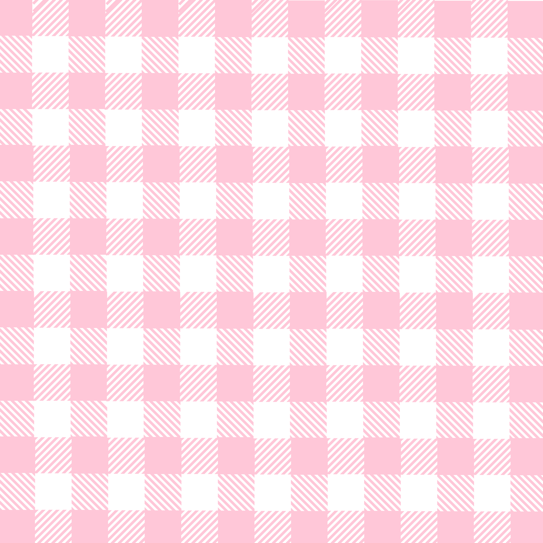 Tricoline Xadrez Rosa Bebê Vichy Médio