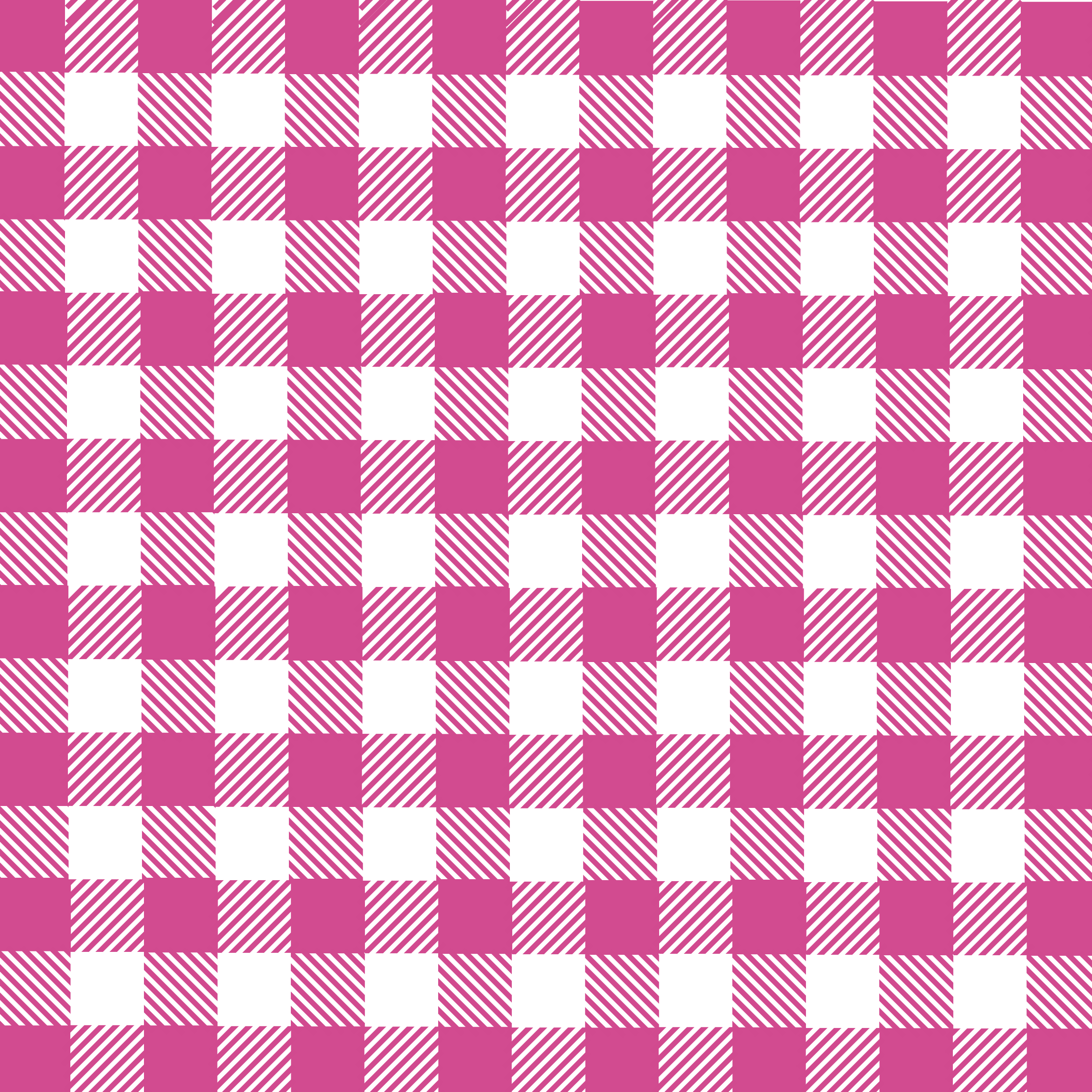 Tricoline Xadrez Rosa Vichy Médio