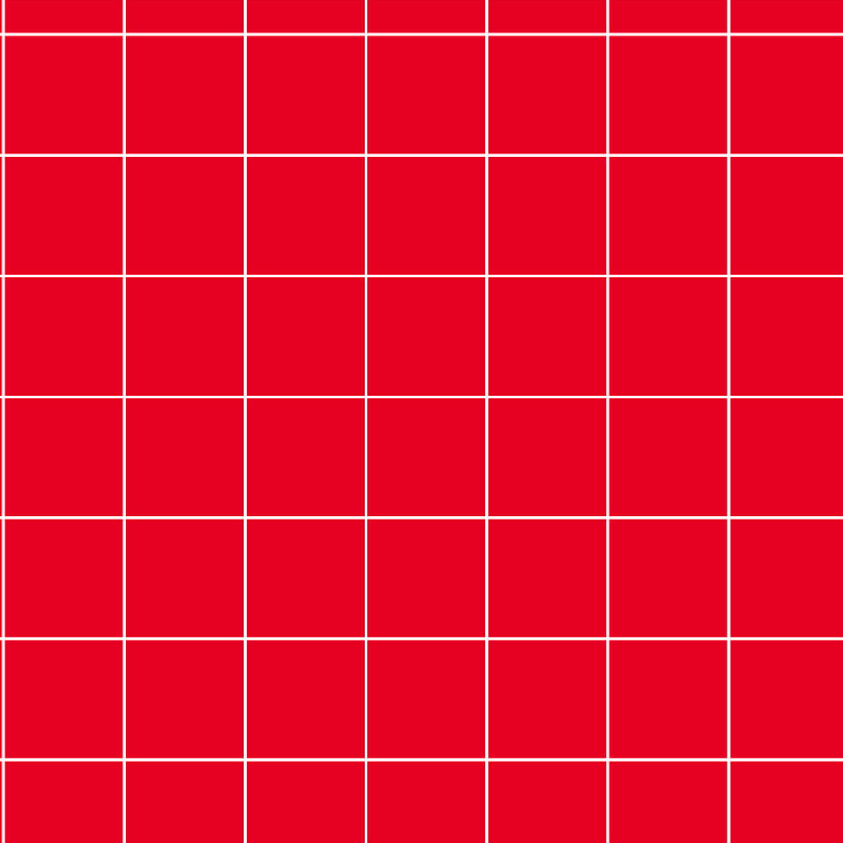 Tricoline Xadrez Simples Vermelho 