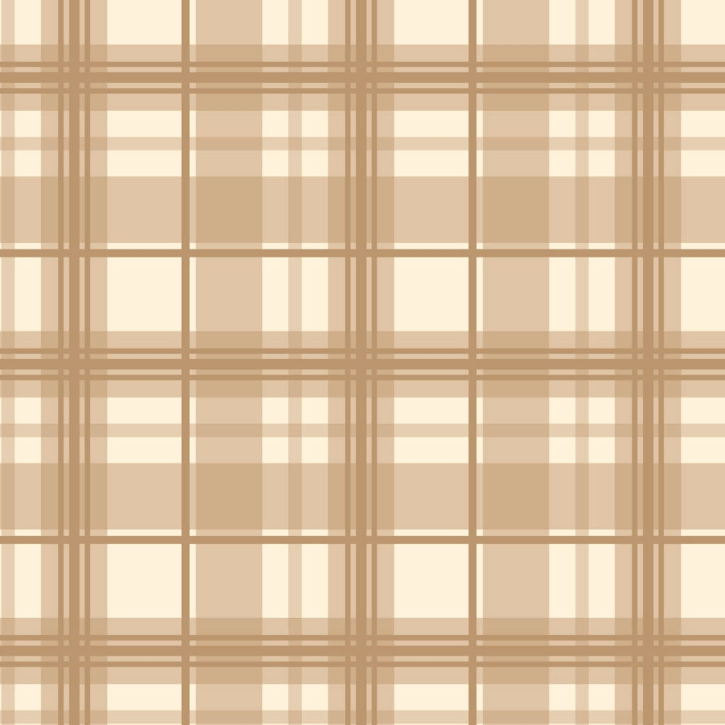 Tricoline Xadrez Suave Bege