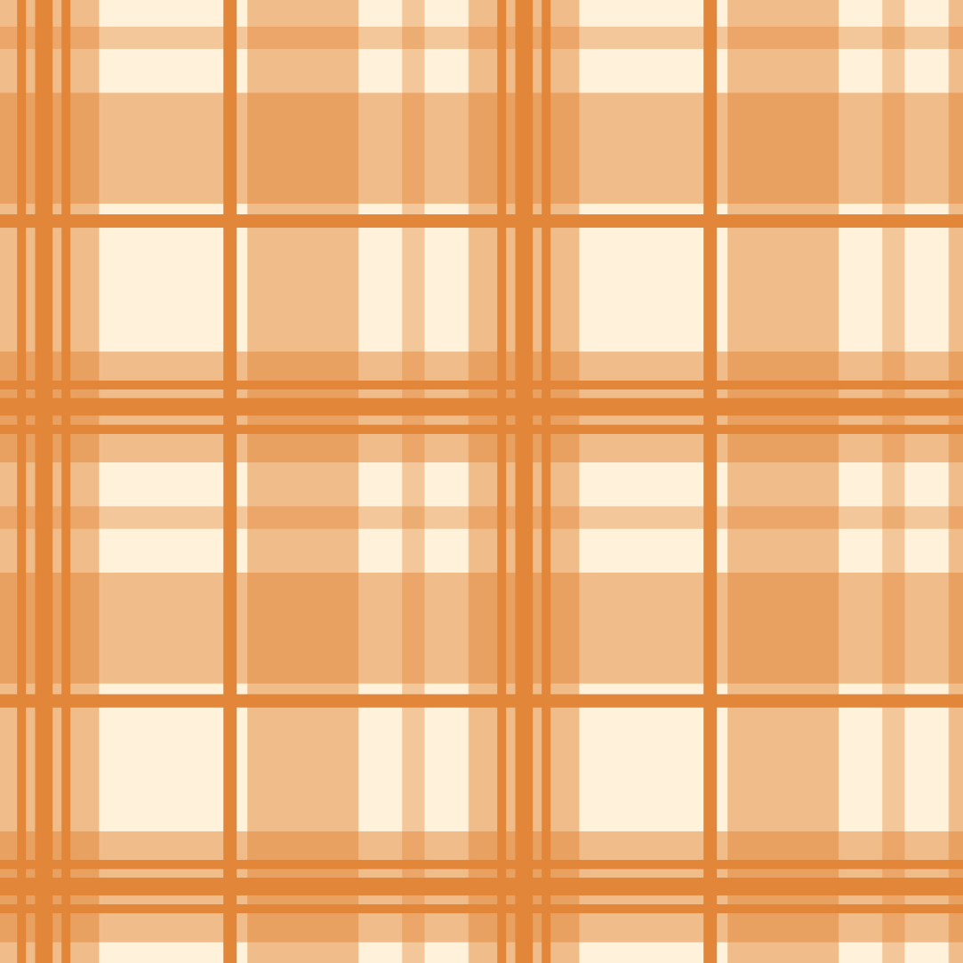 Tricoline Xadrez Suave Laranja