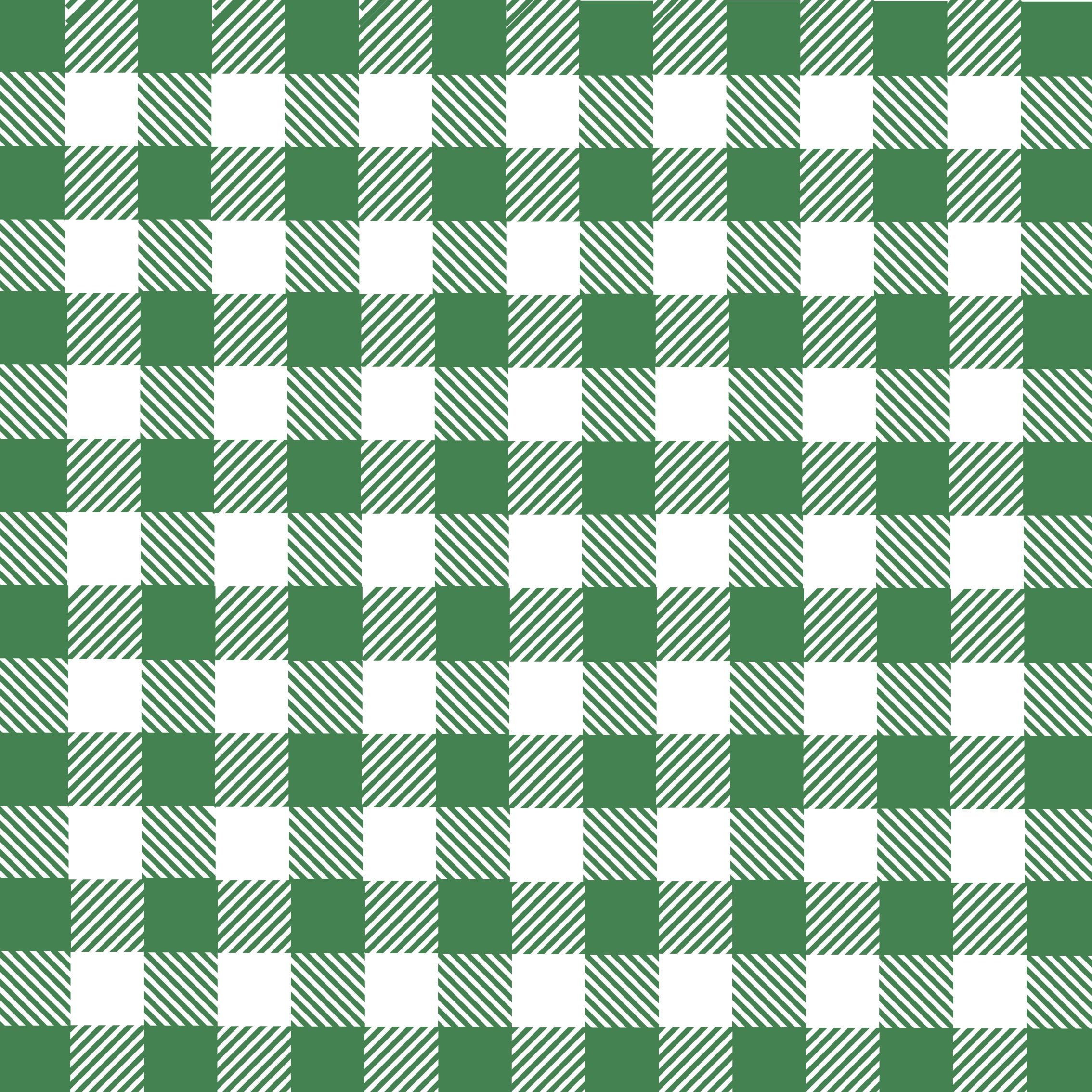 Tricoline Xadrez Verde