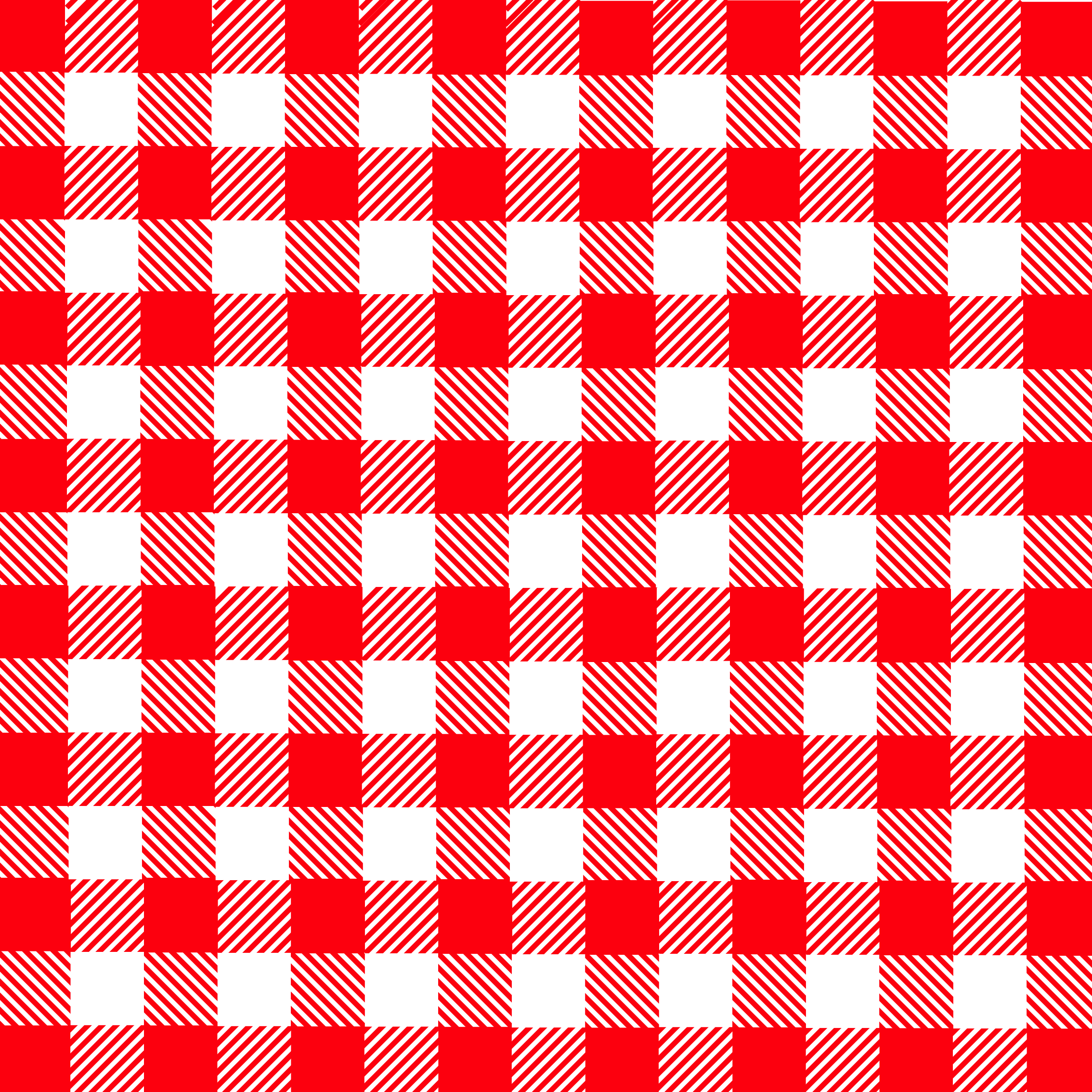Tricoline Xadrez Vermelho Vichy Médio