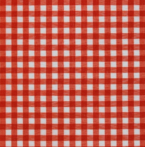 Xadrez Poliéster Médio Laranja 